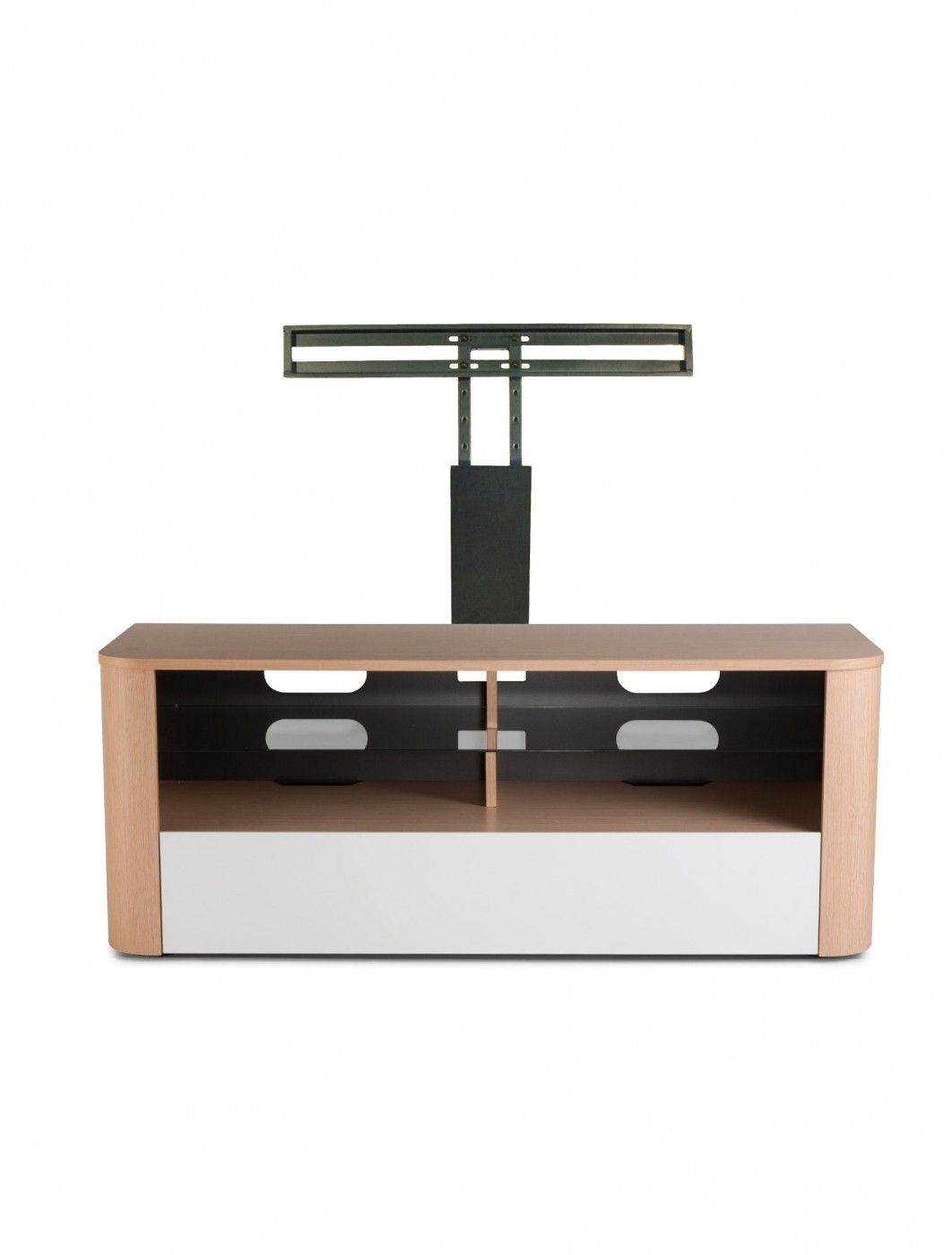 Alphason Hugo Tv Stand Adh1260 Whi White With Bracket 121 Tv Mounts