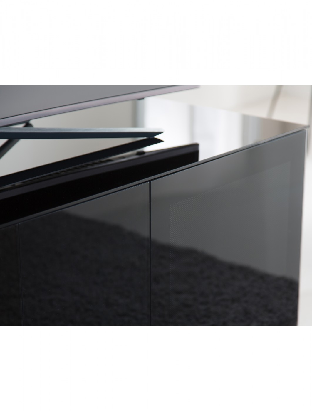 Alphason EMT1250XLBLK Element Modular TV Stand 121 TV Mounts