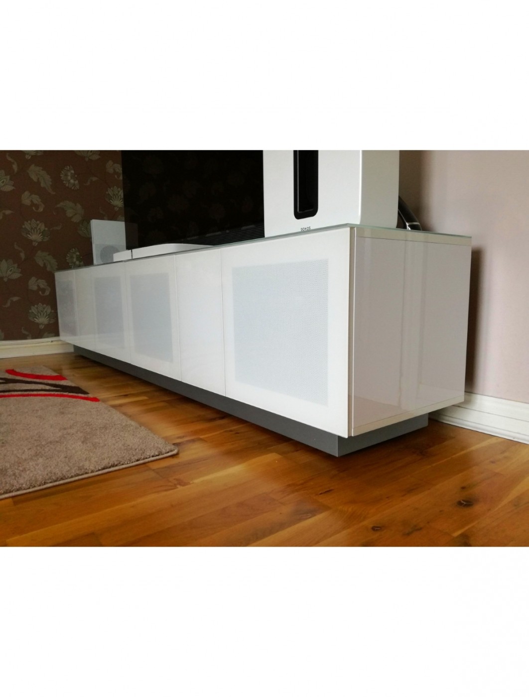 TV Stand White Element 2500XL Modular TV EMT2500XLWHI 121 TV