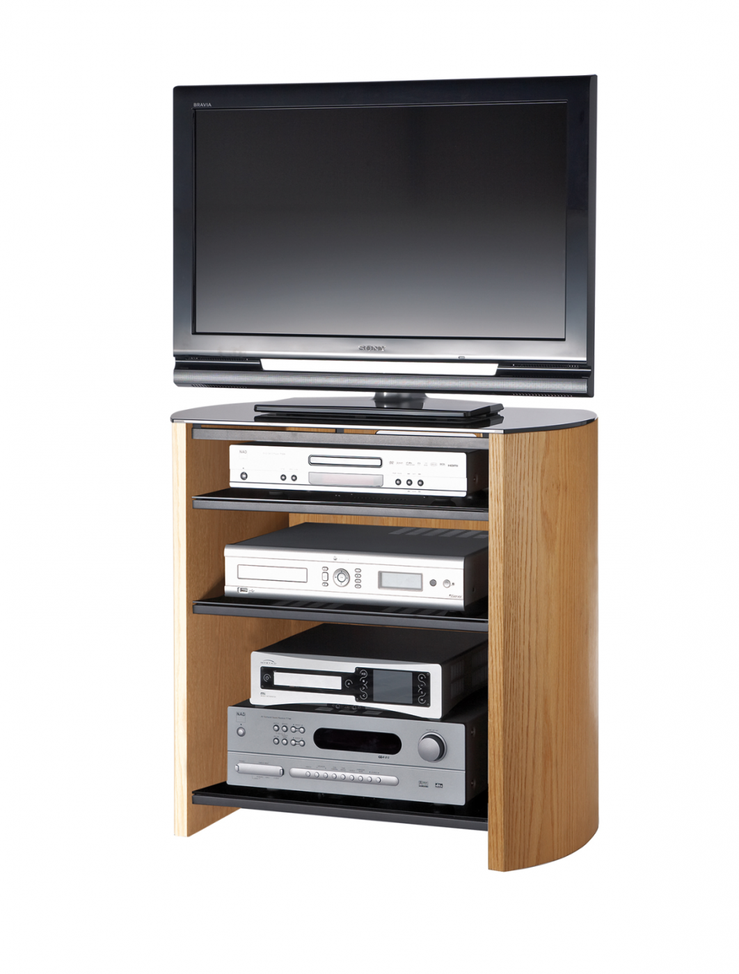 Alphason FW750/4LO/B Finewoods TV Stand 121 TV Mounts