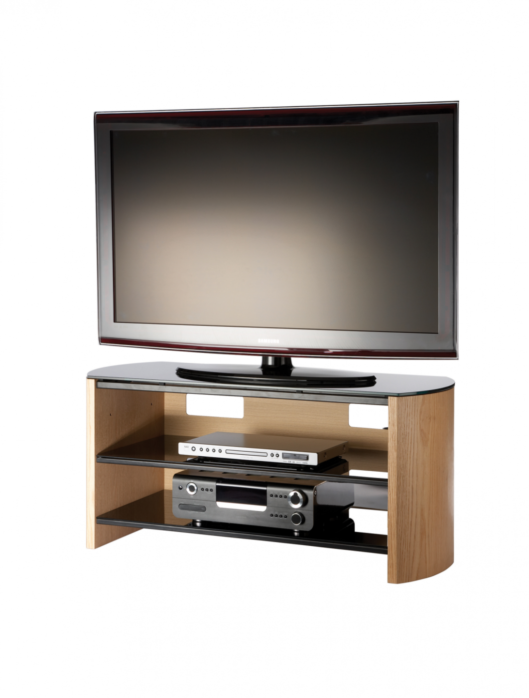 Alphason FW1100LO/B Finewoods TV Stand 121 TV Mounts